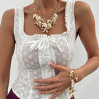 Star Fish Conch Beach Shell Clavicle 18K Gold Necklace Bracelet Bulk