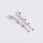 Wholesale Eternity CZ Silver Anti Tarnish Copper Necklace Set