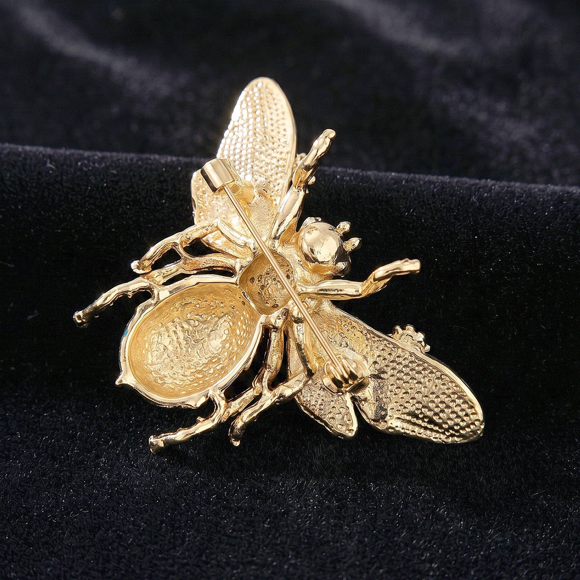 Multi Color Butterfly Gold Plated Rhinestone Brooch For Women Bulk