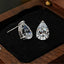 Gold Silver Pearl Drop Cubic Zirconia Copper Drop Earrings For Women Bulk