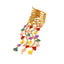 Multi Color Chain Tassel Statement Gold Copper Adjustable Ring Women Bulk