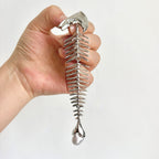 Designer Fish Skeleton Gold Silver Plated Pearl Brooch For Women Bulk