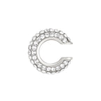 Studded Gold CZ Anti Tarnish Air Cuff Stud Earring Pack Of 2 Bulk