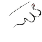 Luxury Snake Design Silver Plated Rhinestone Hair Accessories Bulk