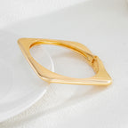 Bulk Geometric Style Gold Silver Plated Plain Cuff & Kada For Women