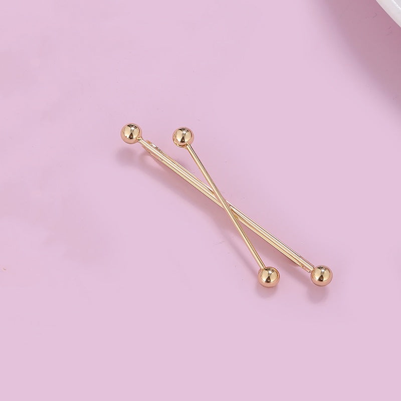 Cross Over 18K Gold Anti Tarnish Hair Pin Hair Accessories Kids Bulk Main image
