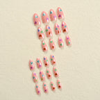 Heart Multi Finger Nail Pack Of 10 + Extra 14 For Women Bulk