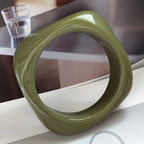 Glossy Geometric Multicolour Acrylic Kada Bangle Bracelet Women Bulk