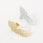 Eagle Long Feather 18K Gold Anti Tarnish Cuff Kada Bracelet Bulk