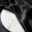 Drop Star Heart Solitaire Gold Anti Tarnish Layer Necklace Chain Bulk