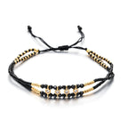 Multi Color Handmade Thread Style Gold Plated CZ Fabric Bracelet Bulk