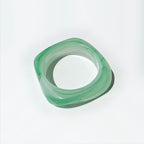 Geometric Red Green Blue Pink Acrylic Glossy Kada Bangle Bracelet Bulk