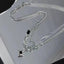 Dual Layer Curb Chain Silver Anti Tarnish Necklace Chain Unisex Bulk