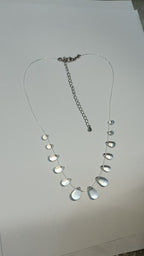 Transparent Ice Drop Pearl Beads Necklace Bracelet Earring Set Bulk