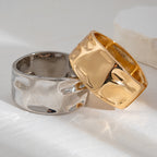 Beaten Finish 18K Gold Silver Anti Tarnish Kada Bangle Bracelet Bulk