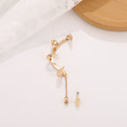 Devil Gothic 18K Gold Plated Anti Tarnish Ear Cuff Earring Pair Bulk