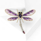 Multi Color Butterfly Cubic Zirconia Gold Copper Brooch Women Bulk