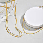 Bulk Layered Flat Chain Gold Anti Tarnish Stainless Steel Necklace