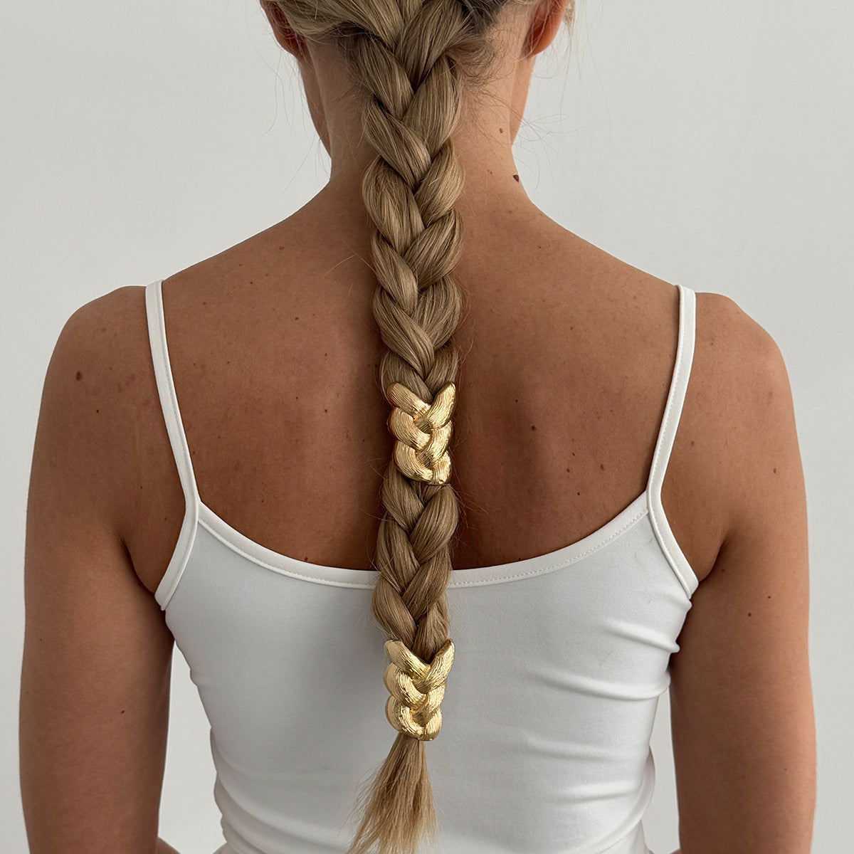 Chunky Knot Style Gold Plated Alloy Hair Accessories For Women Bulk