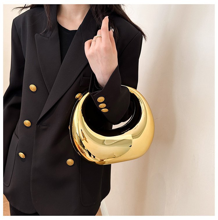 Oval Glossy Acrylic Blue Silver Gold Black Pick Colorful Hand Bag Bulk Secondary image