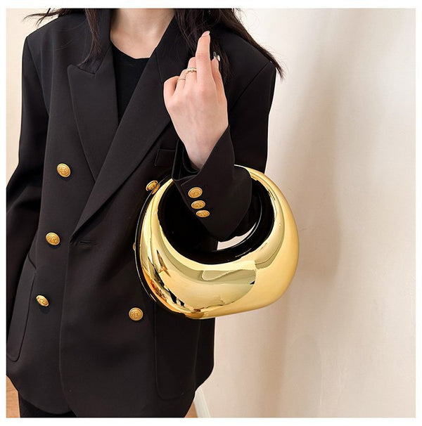Oval Glossy Acrylic Blue Silver Gold Black Pick Colorful Hand Bag Bulk Secondary image