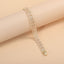 Wholesale Layered Four Row Diamond Shap Gold Silver CZ Copper Bracelet