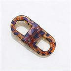 Multi Color Spring Clasp Clip Silver Resin Hair Accessories For Women Bulk