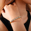Designer Baguette Gold Plated CZ Anti Tarnish Copper Cuff & Kada Bulk