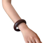 Wholesale Brown Stylish Plain Wooden Cuff & Kada For Women