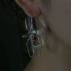 Gothic Spider Design Gold Silver Plated CZ Single Ear Cuff Earrings Bulk