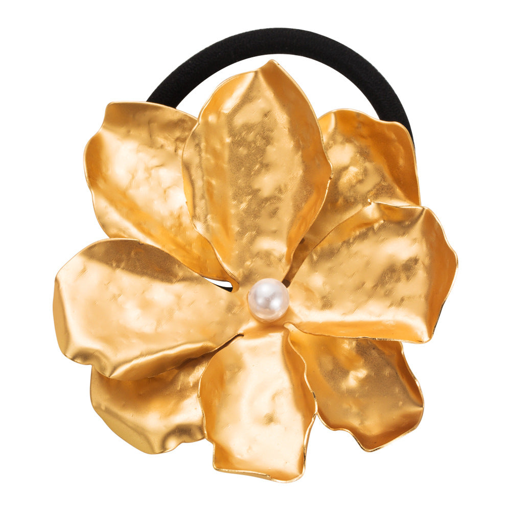 Flower Pearl Gold Silver Anti Tarnish Hair Band Hair Accessories Bulk