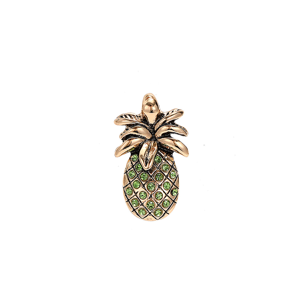 Fruits Elephant CZ 18K Gold Anti Tarnish Charm Necklace Bulk