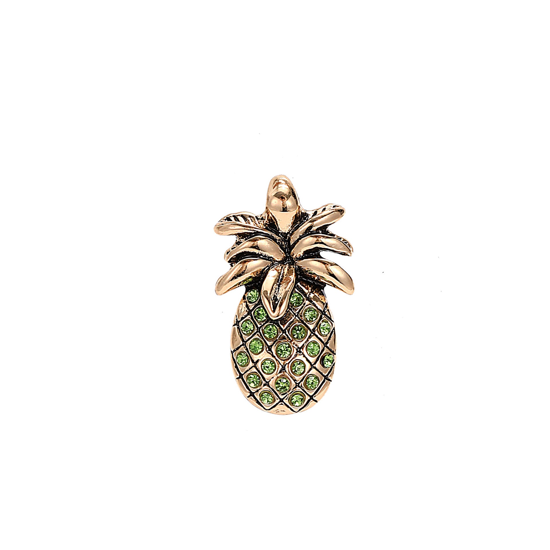 Fruits Elephant CZ 18K Gold Anti Tarnish Charm Necklace Bulk