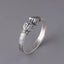 Dual Punch Silver Cuff Kada Adjustable Bracelet For Men Bulk