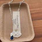 Gold Silver Evil Eye Teardrop Cubic Zirconia Necklace  For Women Bulk