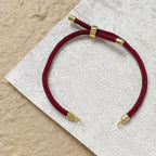 Wholesale Blue Brown Green Stylish Gold Plated Plain Thread Bracelet