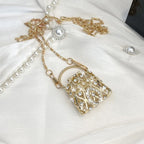 Cubic Zirconia 18K Gold Silver Banquet Shoulder Chain Small Bag Bulk