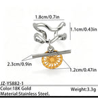Multi Charms Gold Silver Stainless Steel Adjustable Fancy Ring Bulk