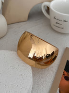 Glossy 18K Gold Anti Tarnish Cuff Kada For Women Bulk