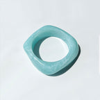 Geometric Red Green Blue Pink Acrylic Glossy Kada Bangle Bracelet Bulk