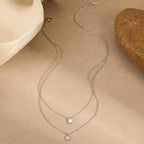 Oval Square CZ Gold Silver Stainless Steel Necklace Pendant Chain Bulk