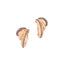 Luxury Two-Tone Teardrop Gold Silver Rhinestone Drop Earrings Women Bulk