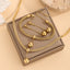 18K Gold Stainless Steel Anti Tarnish Snake Chain Necklace Bracelet Earring Set For Women