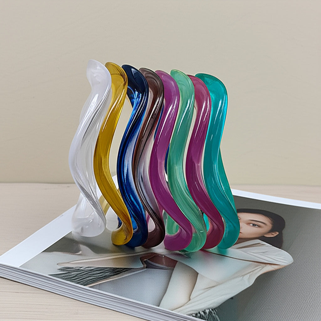 Wave Acrylic Multicolour Bangle Bracelet Kada For Women Bulk