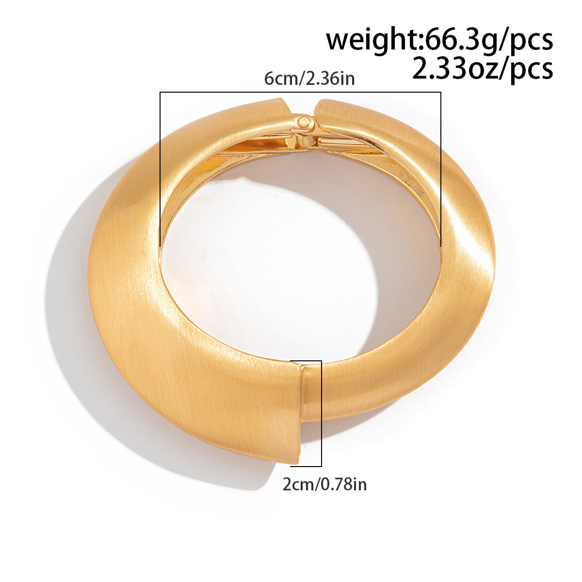 Matte Finish Wave 18K Gold Openable Kada Bracelet Pack Of 4 Women Bulk