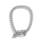 18K Gold Plated Anti Tarnish Curb Neck Belt Choker Necklace Women Bulk
