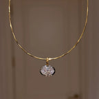 Elegant Gold Plated White CZ Oval Crystal Copper Necklace Combo Set Bulk