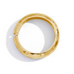 Beaten Finish 18K Gold Silver Anti Tarnish Kada Bangle Bracelet Bulk
