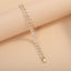 Bulk Elegant Marquise Link Tennis Gold Silver Plated CZ Copper Bracelet