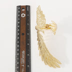 Eagle Long Feather 18K Gold Anti Tarnish Cuff Kada Bracelet Bulk